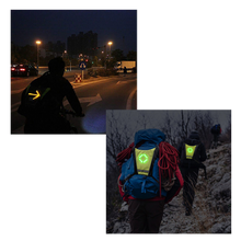 Carica l'immagine nel visualizzatore di Gallery, Gilet da ciclismo riflettente con LED - Ozerty

