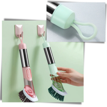 Carica l'immagine nel visualizzatore di Gallery, Spazzola di pulizia con dispenser di sapone - Ozerty
