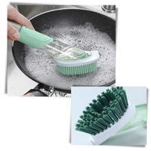Carica l'immagine nel visualizzatore di Gallery, Spazzola di pulizia con dispenser di sapone - Ozerty

