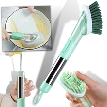 Carica l'immagine nel visualizzatore di Gallery, Spazzola di pulizia con dispenser di sapone - Ozerty
