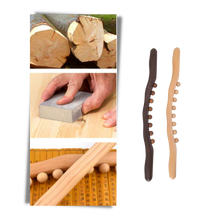 Carica l'immagine nel visualizzatore di Gallery, Massaggiatore muscolare in legno naturale - Ozerty
