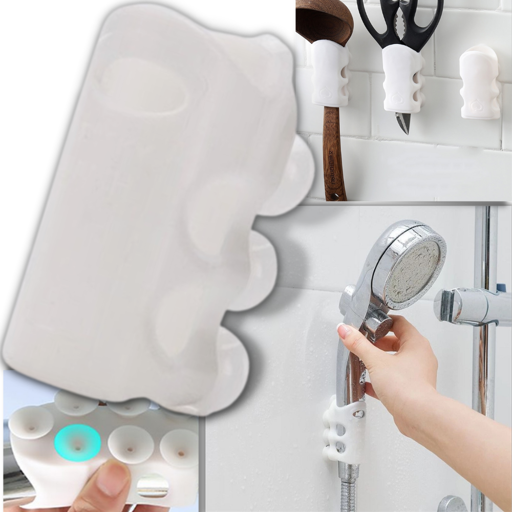 Supporto per soffione doccia ad aspirazione (confezione da 2) - Ozerty