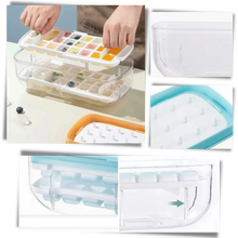 Carica l'immagine nel visualizzatore di Gallery, Vassoio per cubetti di ghiaccio in silicone - Ozerty
