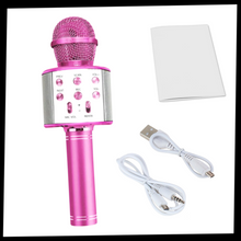 Carica l'immagine nel visualizzatore di Gallery, Microfono karaoke bluetooth senza fili - Ozerty

