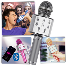 Carica l'immagine nel visualizzatore di Gallery, Microfono karaoke bluetooth senza fili - Ozerty
