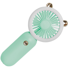 Carica l'immagine nel visualizzatore di Gallery, Ventola USB tascabile portatile con LED
