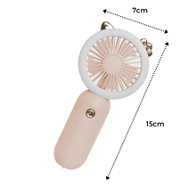 Carica l'immagine nel visualizzatore di Gallery, Ventola USB tascabile portatile con LED - Ozerty
