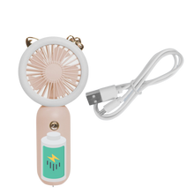 Carica l'immagine nel visualizzatore di Gallery, Ventola USB tascabile portatile con LED - Ozerty
