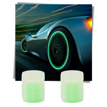 Carica l&#39;immagine nel visualizzatore di Gallery, 4 Coprivalvole luminosi per auto - Ozerty
