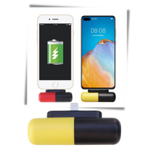 Carica l'immagine nel visualizzatore di Gallery, Mini power-bank portatile a forma di capsula - Ozerty
