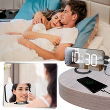 Carica l'immagine nel visualizzatore di Gallery, Specchio orologio digitale multifunzionale - Ozerty
