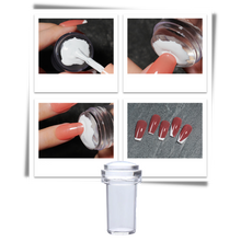 Carica l'immagine nel visualizzatore di Gallery, Kit di timbri per nail art in silicone con raschietto - Ozerty
