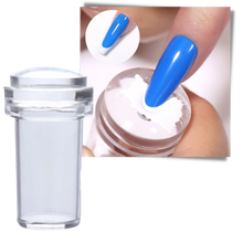 Carica l'immagine nel visualizzatore di Gallery, Kit di timbri per nail art in silicone con raschietto - Ozerty
