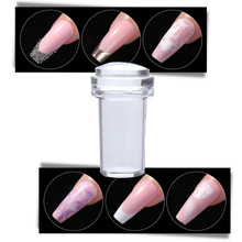 Carica l'immagine nel visualizzatore di Gallery, Kit di timbri per nail art in silicone con raschietto - Ozerty

