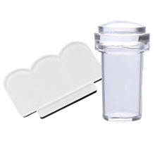 Carica l'immagine nel visualizzatore di Gallery, Kit di timbri per nail art in silicone con raschietto - Ozerty
