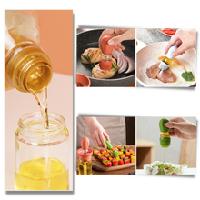 Carica l&#39;immagine nel visualizzatore di Gallery, Bottiglia di olio in vetro con pennello - Ozerty
