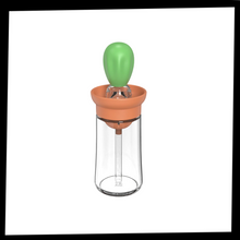 Carica l&#39;immagine nel visualizzatore di Gallery, Bottiglia di olio in vetro con pennello - Ozerty
