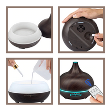 Carica l'immagine nel visualizzatore di Gallery, Diffusore e umidificatore di oli essenziali - Ozerty
