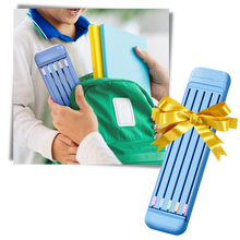 Carica l&#39;immagine nel visualizzatore di Gallery, Astuccio rigido con matite e righello - Ozerty
