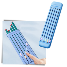 Carica l&#39;immagine nel visualizzatore di Gallery, Astuccio rigido con matite e righello
