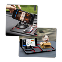 Carica l'immagine nel visualizzatore di Gallery, Cuscinetto antiscivolo e supporto per telefono per auto - Ozerty
