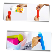 Carica l'immagine nel visualizzatore di Gallery, Confezione da 5 stampi in silicone per ghiaccioli - Ozerty
