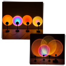 Carica l'immagine nel visualizzatore di Gallery, Lampada da scrivania a LED con proiettore di luce colorata - Ozerty
