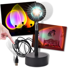 Carica l'immagine nel visualizzatore di Gallery, Lampada da scrivania a LED con proiettore di luce colorata - Ozerty
