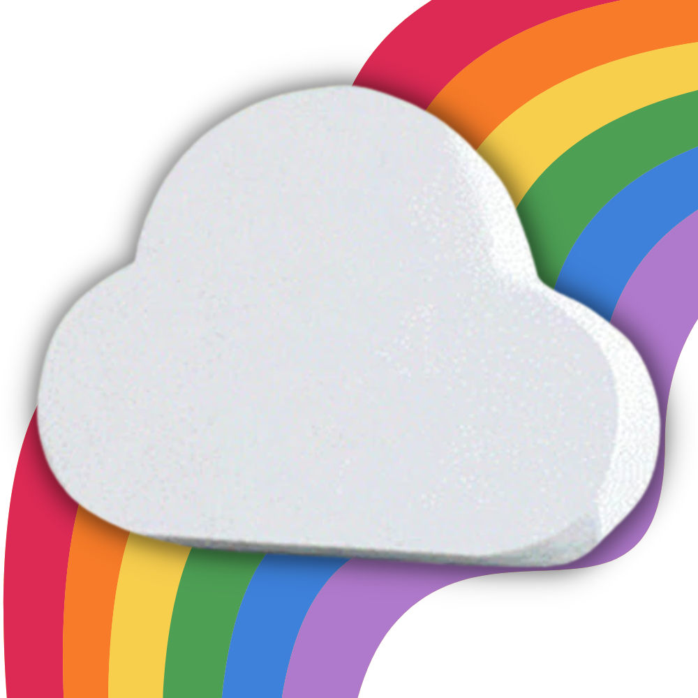 Bomba da bagno colorata al sale marino