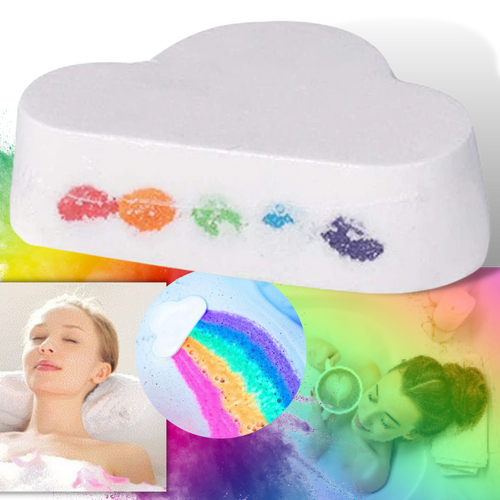 Bomba da bagno colorata al sale marino - Ozerty