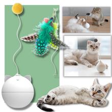 Carica l'immagine nel visualizzatore di Gallery, Palla giocattolo per gatti con funzione di rollio automatico - Ozerty
