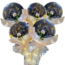 Carica l&#39;immagine nel visualizzatore di Gallery, Bellissimo palloncino a LED con rosa
