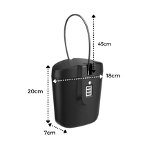 Carica l&#39;immagine nel visualizzatore di Gallery, Cassetta di sicurezza portatile con maniglia - Ozerty
