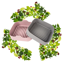 Carica l'immagine nel visualizzatore di Gallery, Teglia quadrata ecologica in silicone
