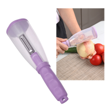 Carica l'immagine nel visualizzatore di Gallery, Pelapatate per frutta e verdura con raccoglitore - Ozerty
