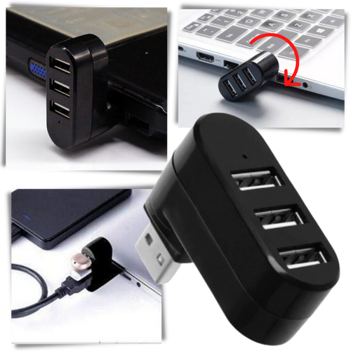 Adattatore rotante USB multiporta - Ozerty
