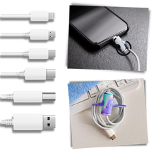 Carica l&#39;immagine nel visualizzatore di Gallery, Avvolgicavo in silicone 2 in 1 - Ozerty
