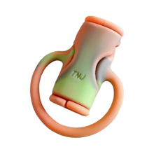 Carica l&#39;immagine nel visualizzatore di Gallery, Avvolgicavo in silicone 2 in 1 -Arancione Verde - Ozerty
