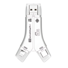 Carica l'immagine nel visualizzatore di Gallery, USB 4-in-1 per telefoni -Bianco - Ozerty
