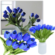 Carica l'immagine nel visualizzatore di Gallery, Fiore di tulipano artificiale (10 pezzi)
