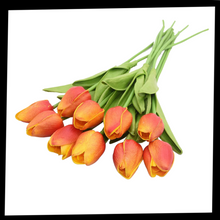 Carica l'immagine nel visualizzatore di Gallery, Fiore di tulipano artificiale (10 pezzi) - Ozerty
