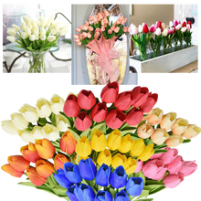 Carica l'immagine nel visualizzatore di Gallery, Fiore di tulipano artificiale (10 pezzi) - Ozerty
