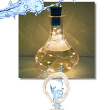 Carica l'immagine nel visualizzatore di Gallery, Stringa di luce LED bottiglie con tappo di sughero (confezione da 3)
