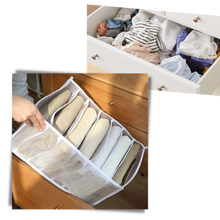 Carica l'immagine nel visualizzatore di Gallery, Organizzatore di abiti guardaroba a mesh - Ozerty
