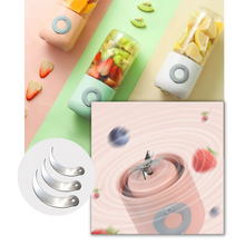 Carica l&#39;immagine nel visualizzatore di Gallery, 6 lame mini frullatore portatile
