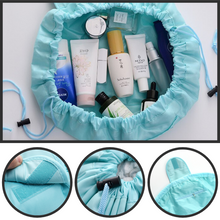 Carica l&#39;immagine nel visualizzatore di Gallery, Borsa per il trucco pieghevole con coulisse
