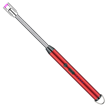 Carica l&#39;immagine nel visualizzatore di Gallery, Accendino da cucina antivento ricaricabile
