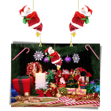 Carica l'immagine nel visualizzatore di Gallery, Decorazione Babbo Natale elettrico rampicante  - Ozerty
