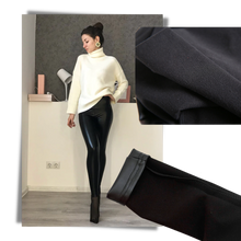 Carica l'immagine nel visualizzatore di Gallery, Pantaloni in ecopelle a vita alta - Ozerty
