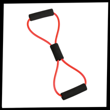 Carica l'immagine nel visualizzatore di Gallery, Fascia elastica di resistenza fitness con maniglie e 8 forme - Ozerty
